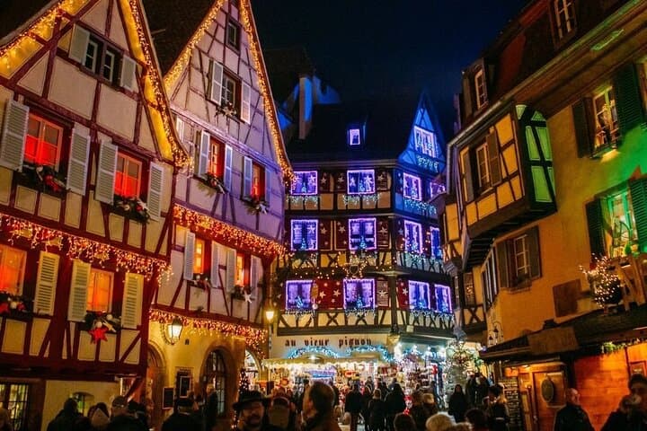 From Basel: Colmar Christmas Market & Wine Tasting Small Group