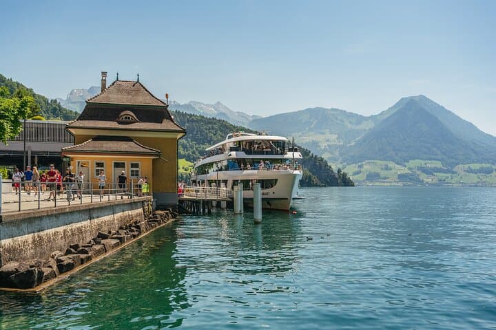 Self-guided: Mount Rigi, Lake Lucerne Cruise and Mountain Spa