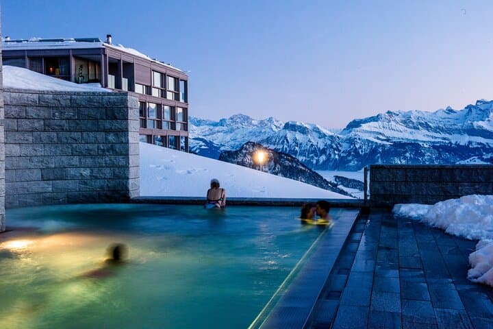 Self-guided: Mount Rigi, Lake Lucerne Cruise and Mountain Spa