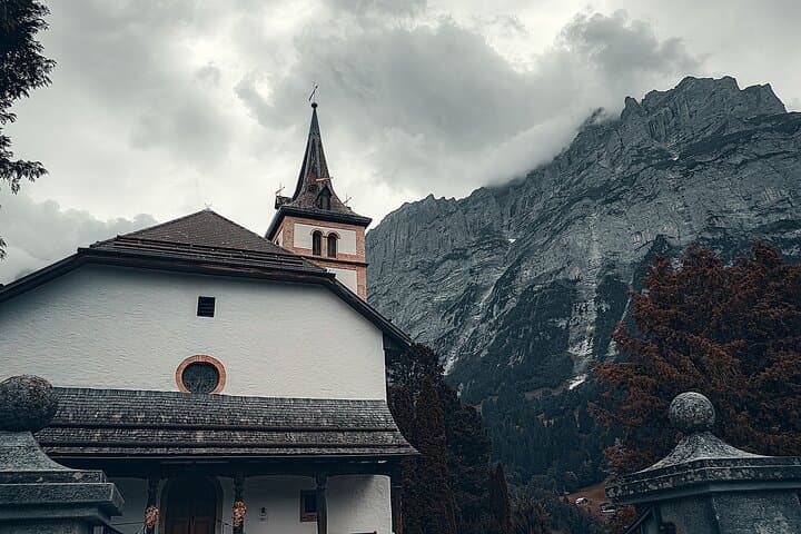 Explore Grindelwald: Village Life, Churches & Mountain Viewpoints
