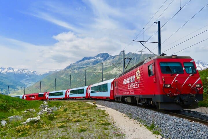 Glacier Express Panoramic Train Round Trip from Luzern