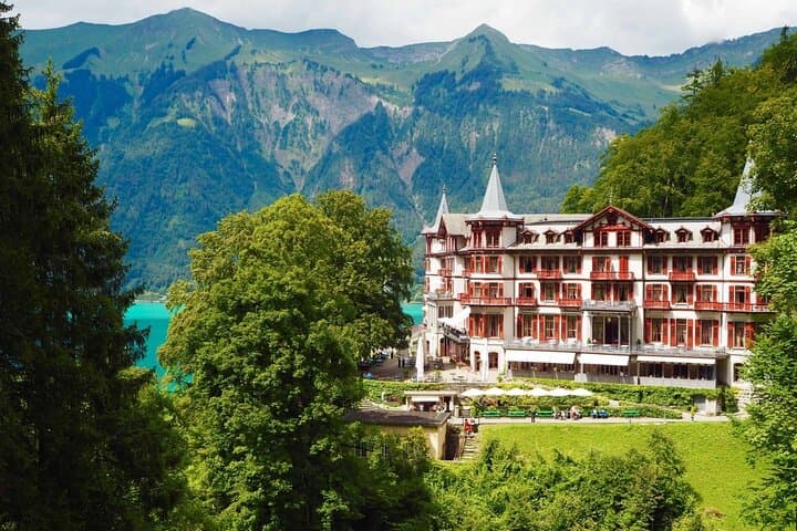 From Basel: Private Interlaken Tour, Lake Cruise, Giessbach Falls