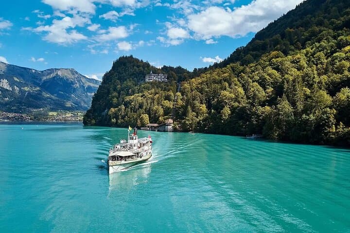 From Basel: Private Interlaken Tour, Lake Cruise, Giessbach Falls