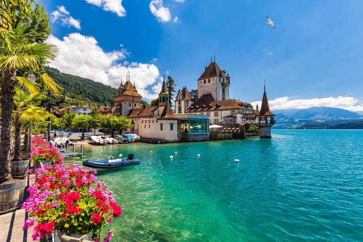 From Basel: Private Interlaken Tour, Lake Cruise, Giessbach Falls