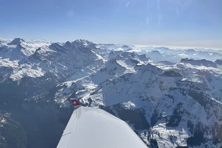 Private Plane Aerial Tour over the Swiss Alps