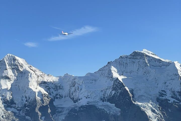 Private Plane Aerial Tour over the Swiss Alps