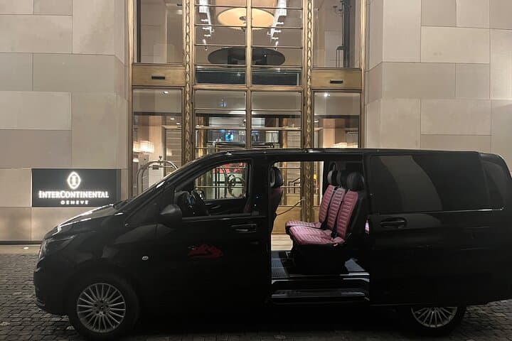 Basel to or from Geneve Private Transfers for Groups of 1-4 pers.