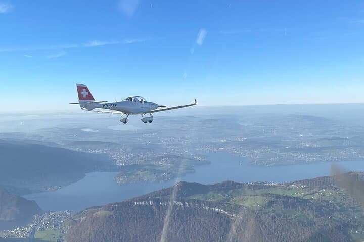 Private Plane Aerial Tour over the Swiss Alps