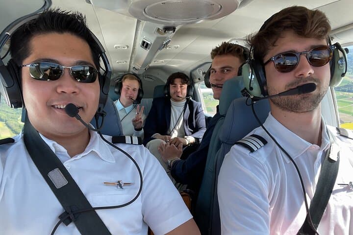 Private Plane Aerial Tour over the Swiss Alps