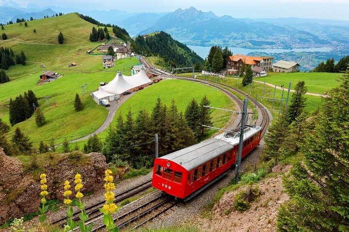 Swiss Alps, Lakes & Canyons by Scenic Trains, Boat and Cogwheel