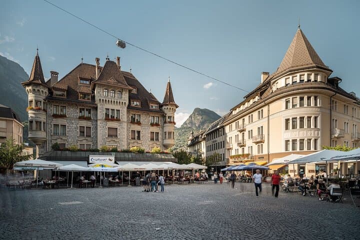 From Basel: Glacier Express, Swiss Alps Bern City in Private Trip