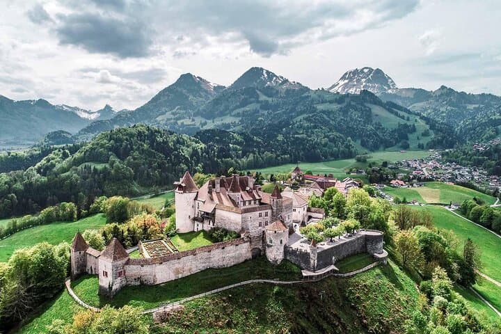 11 Hours Private Tour from Zurich to Gruyeres Medieval Village