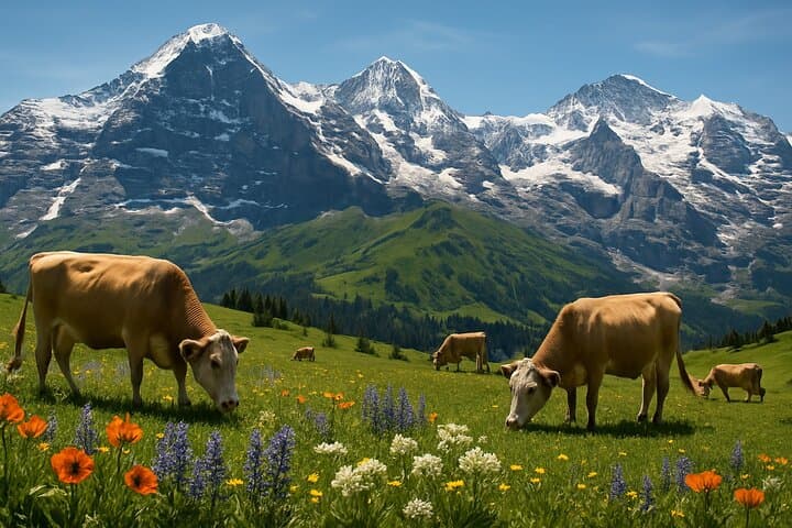 Private day trip from zurich to Interlaken and Grindelwald