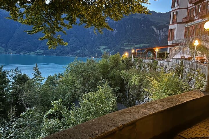 Giessbach Falls - View Lake of Brienz