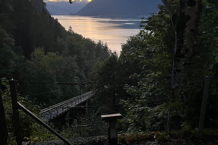 Giessbach Falls - View Lake of Brienz