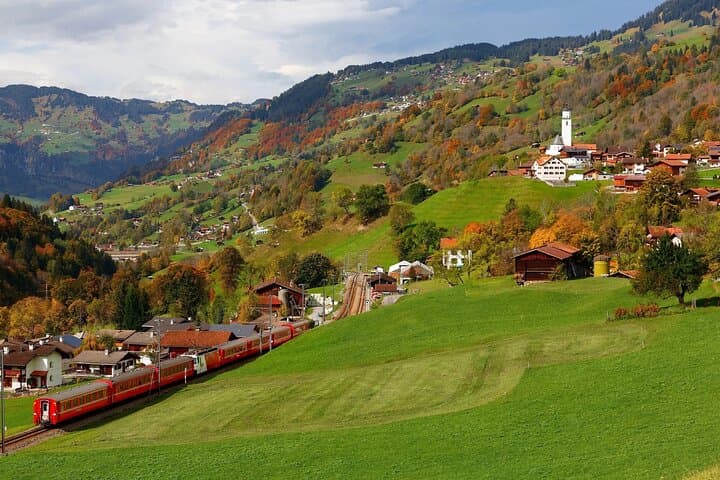 UNESCO Rhaetian Railway: Viaduct, Albula Train Museum, St. Moritz