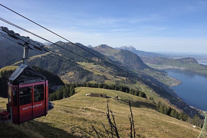 Hike above Lake Lucerne and Fondue (Private Tour)