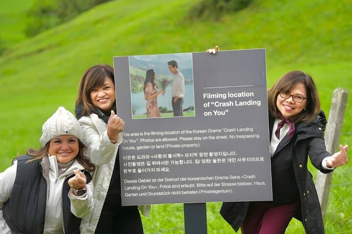 Crash Landing On You Private Day Tour from Zurich