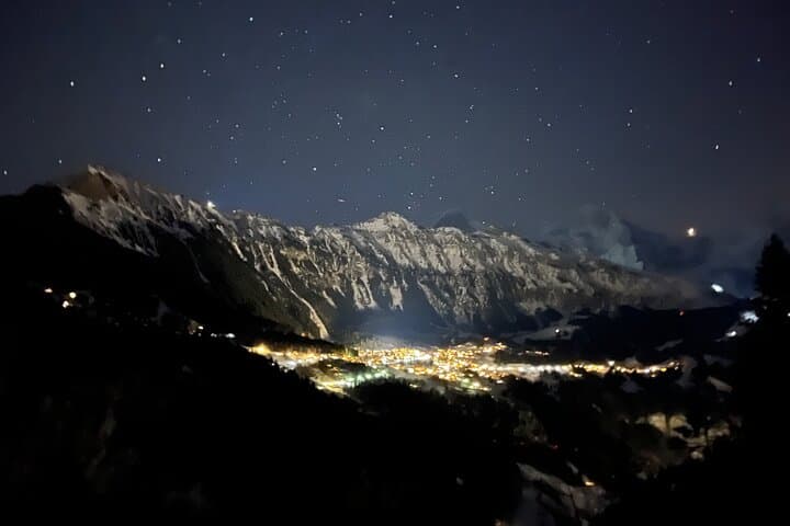 Interlaken: Sunset Sledding Adventure & Swiss Cheese Fondue