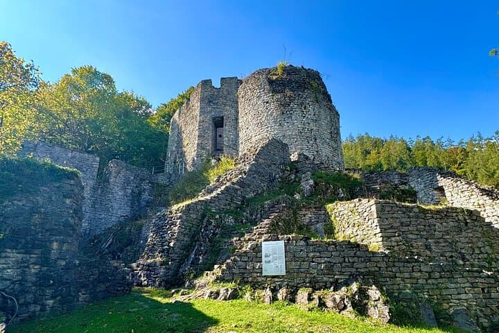 Unspunnen Castle ruins on Interlaken E-bike Tour