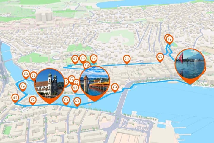 Full tour: A romantic walk between medieval covered bridges, baroque churches and magnificent panoramas.