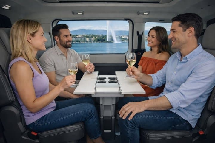 Geneva tour in luxury van