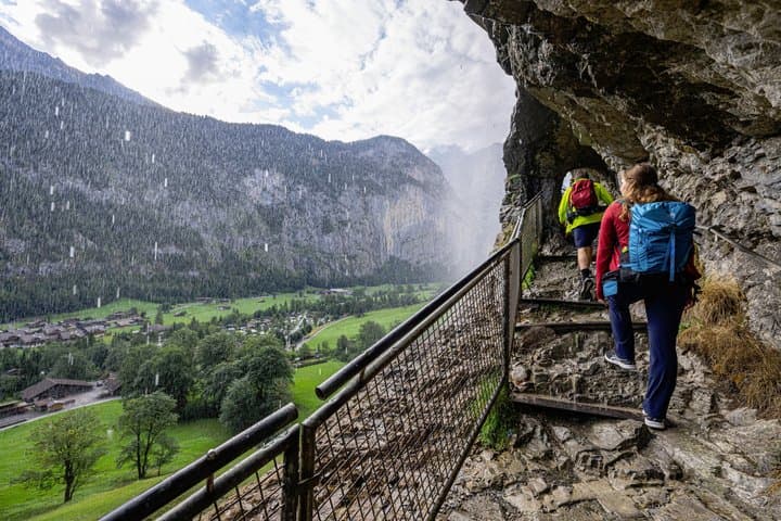 Interlaken and Lauterbrunnen Valley Private Rail Tour from Zurich