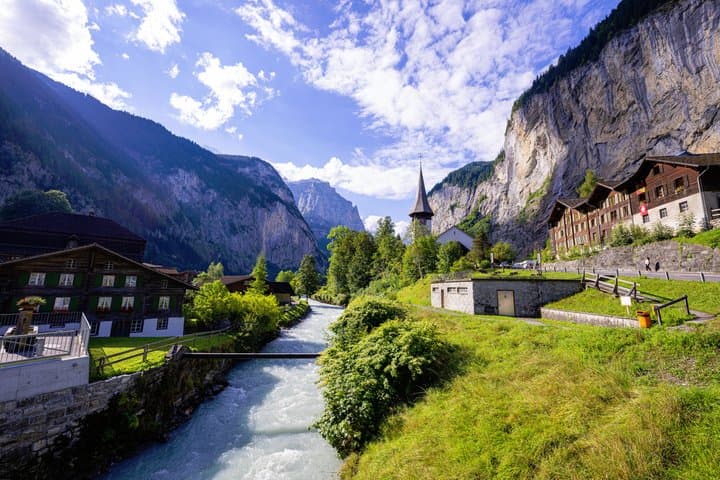 Interlaken and Lauterbrunnen Valley Private Rail Tour from Zurich