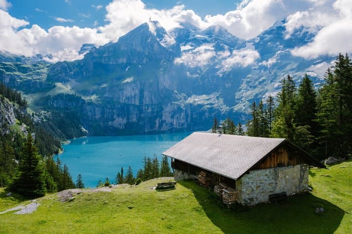 Oeschinen Lake Scenic Hiking Experience from Zürich