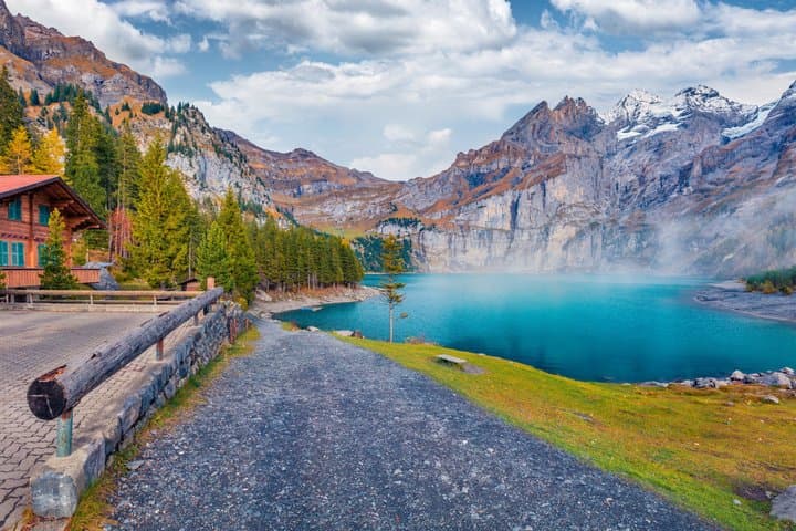 Oeschinen Lake Scenic Hiking Experience from Zürich