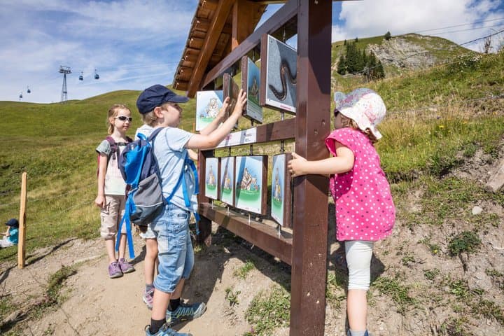 Betelberg Murmeli Trail with interactive playstations