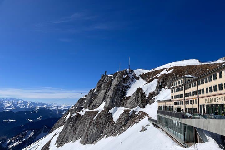From Lucerne private tour to Mt Pilatus and lake Lucerne cruise