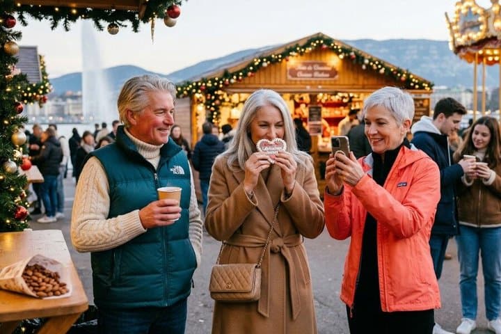 Private Christmas Walking Tour in Geneva Old Town