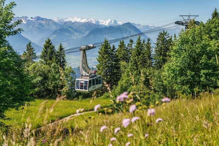 Self-guided: Mount Rigi, Lake Lucerne Cruise and Mountain Spa