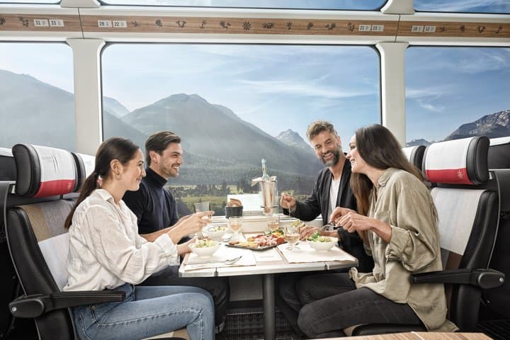 Glacier Express Panoramic Train Round Trip from Luzern