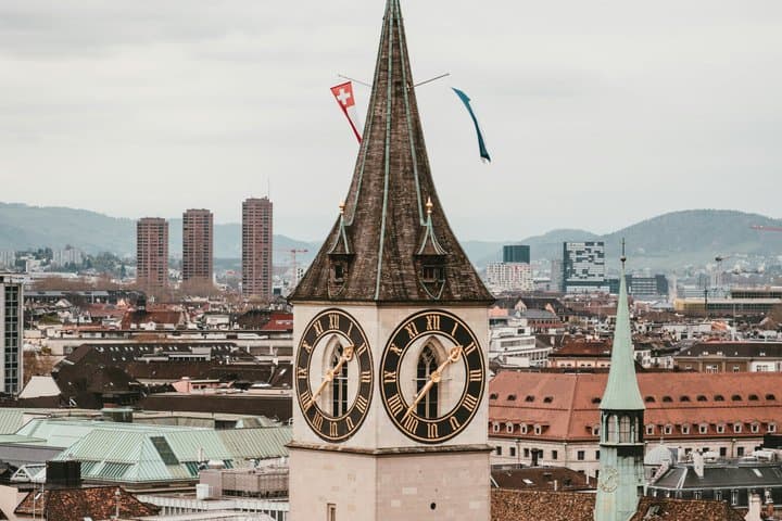 Zurich Old Town Self Guided Tour of Saints and Sausages