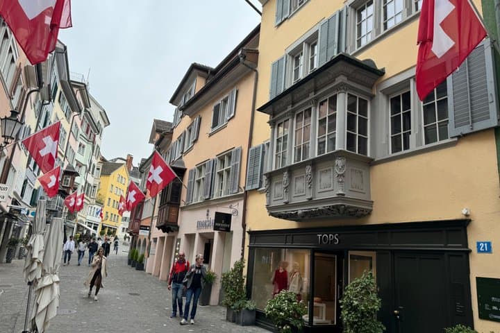 Private, excellent guided tour of Zurich (from CHF 21/pers.)