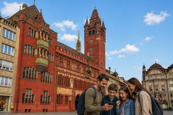 Basel Scavenger Hunt & Highlights Self-Guided Walking Tour
