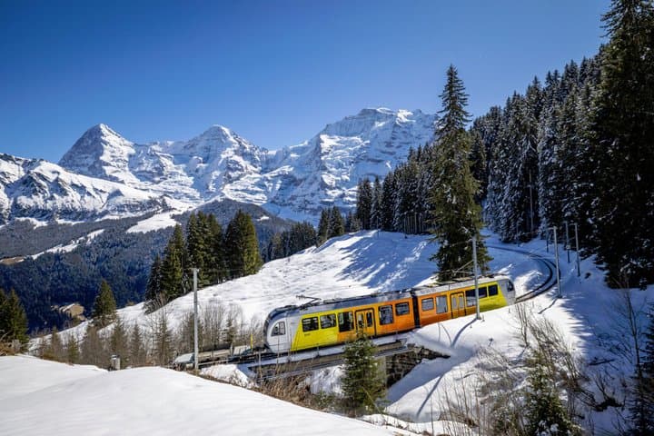 Mürren and Lauterbrunnen Private Rail Tour