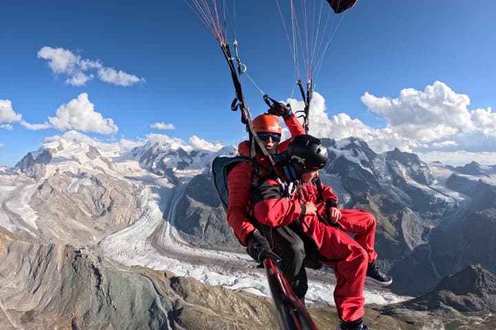 Zermatt Paragliding Flight