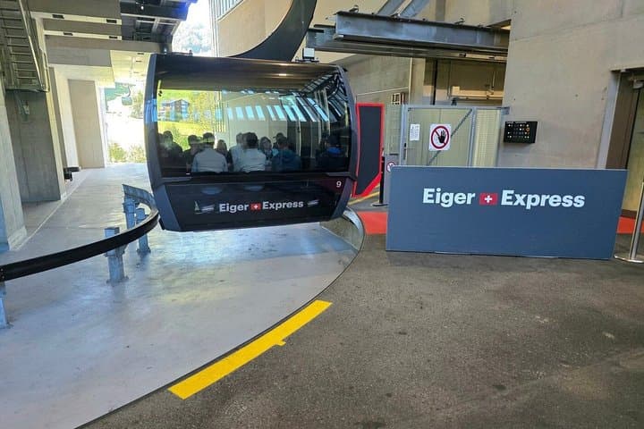 Eiger Express Gondola Ticket to Eigergletscher from Grindelwald