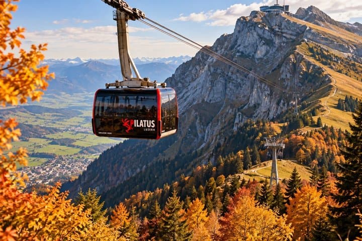 From Zurich Lucerne and Mount Pilatus Private Tour