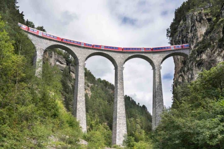 Glacier Express 1st Class and Oldest Swiss Town | From Zurich
