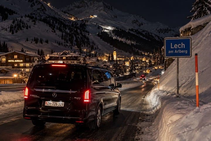 Private Ski Transfer Zurich Airport to St. Anton, Lech and Zürs