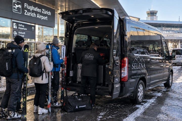 Zurich Airport to Arosa Lenzerheide Transfer with Ski Van
