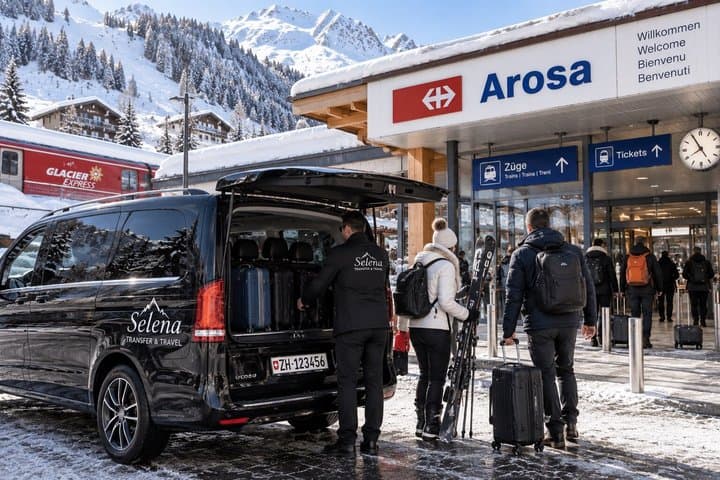 Zurich Airport to Arosa Lenzerheide Transfer with Ski Van