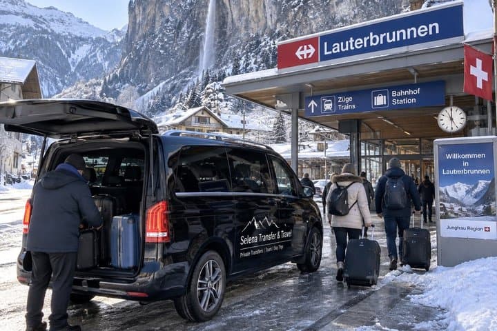 Private Ski Transfer Zurich to Lauterbrunnen Wengen and Mürren