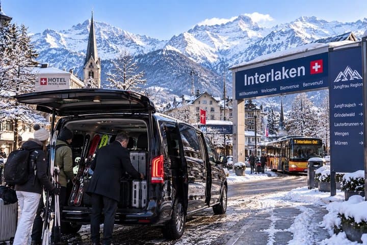 Private Transfer from Interlaken to Zermatt with Ski Van
