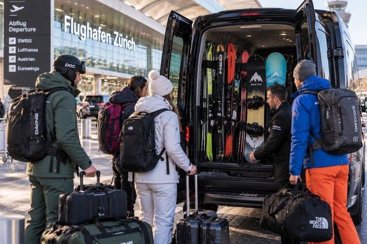 Private Transfer Zurich Airport to Laax and Flims Ski Van