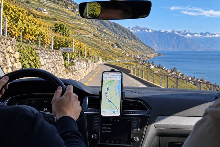 Lake Geneva Self-Guided Driving Audio Tour from Lausanne/Montreux